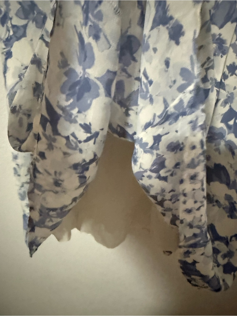 Reformation Blue & White Floral Mini Dress B3 - Picture 4 of 13